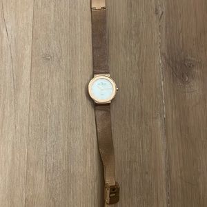 Rose gold Skagen watch